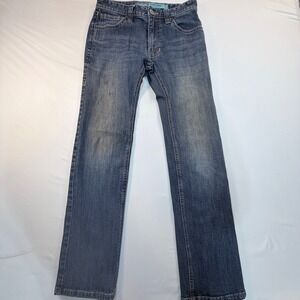 Rock & Roll Denim Revolver Straight Jeans Men's 29x31 Blue Stretch Slim Fit